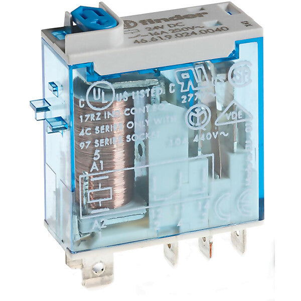Finder Miniatur-Relais 1W 16A Spsp.24VDC 46.61.9.024.0040